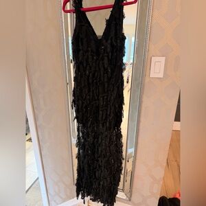 Elegant Black Evening Gown fits small &medium